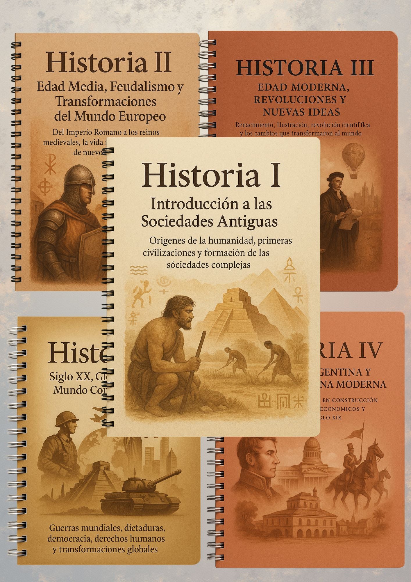 Pack Completo de Historia 1, 2, 3, 4, 5 + 3 BONUS EXCLUSIVOS DE REGALO